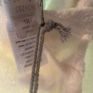 CozyChic Cream Pants, very tall size 1x